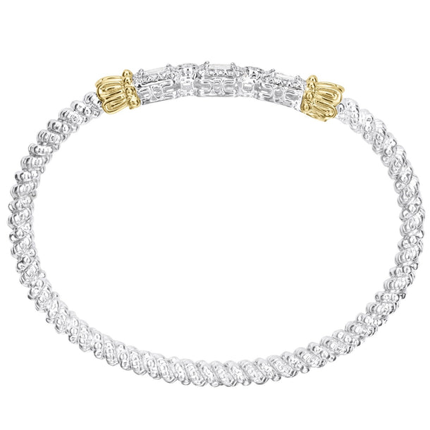 Vahan | Diamond Baguette Bangle