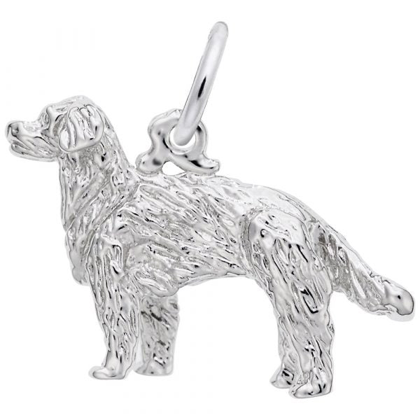 Rembrandt Charms | Golden Retriever Dog Charm
