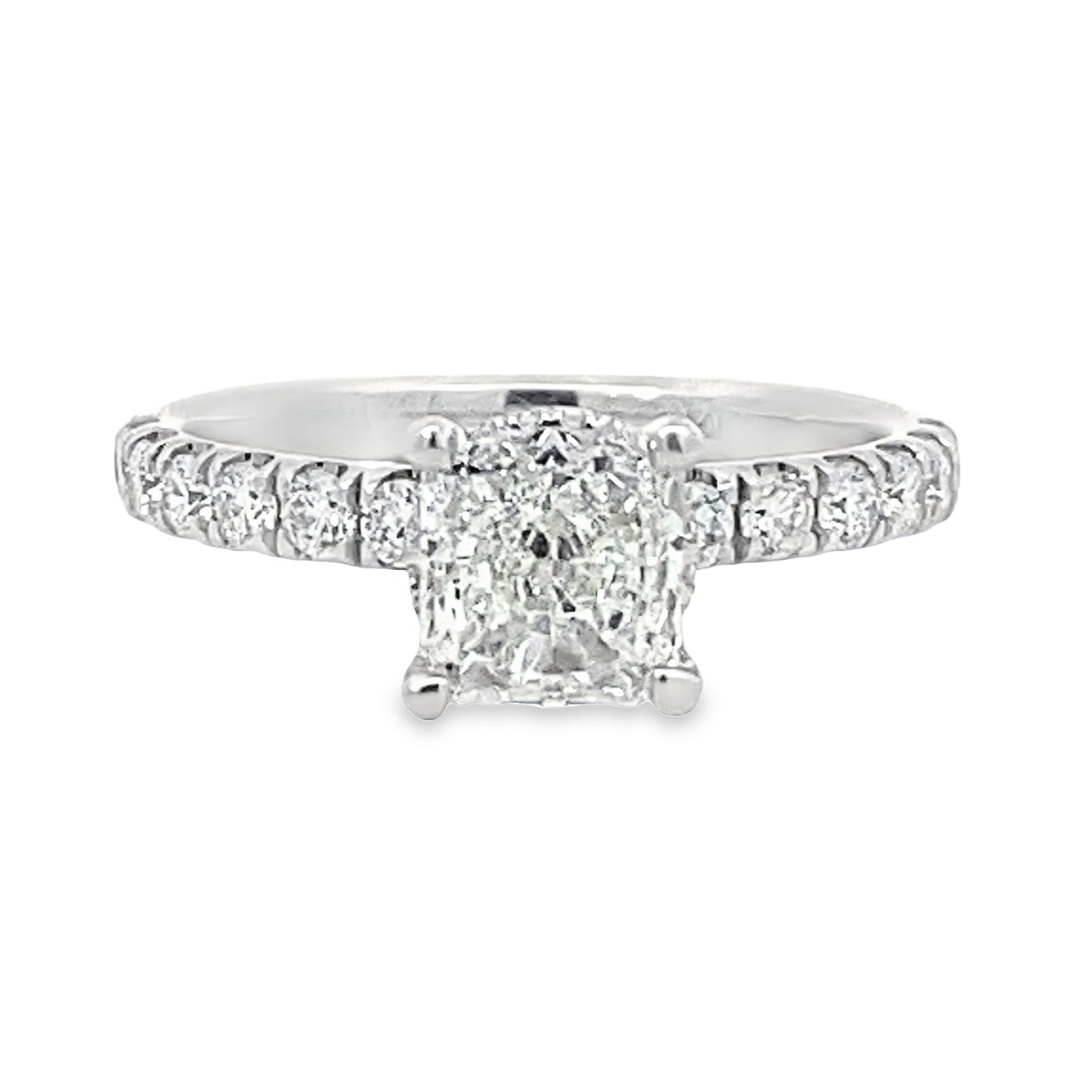 Timeless Collection Under-Halo Round Engagement Ring