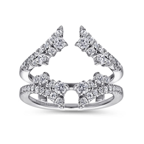 Gabriel & Co | 14K White Gold Diamond Ring Enhancer - 0.75 ct