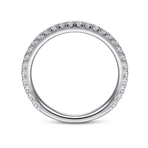 14K White Gold Stackable Diamond Ring