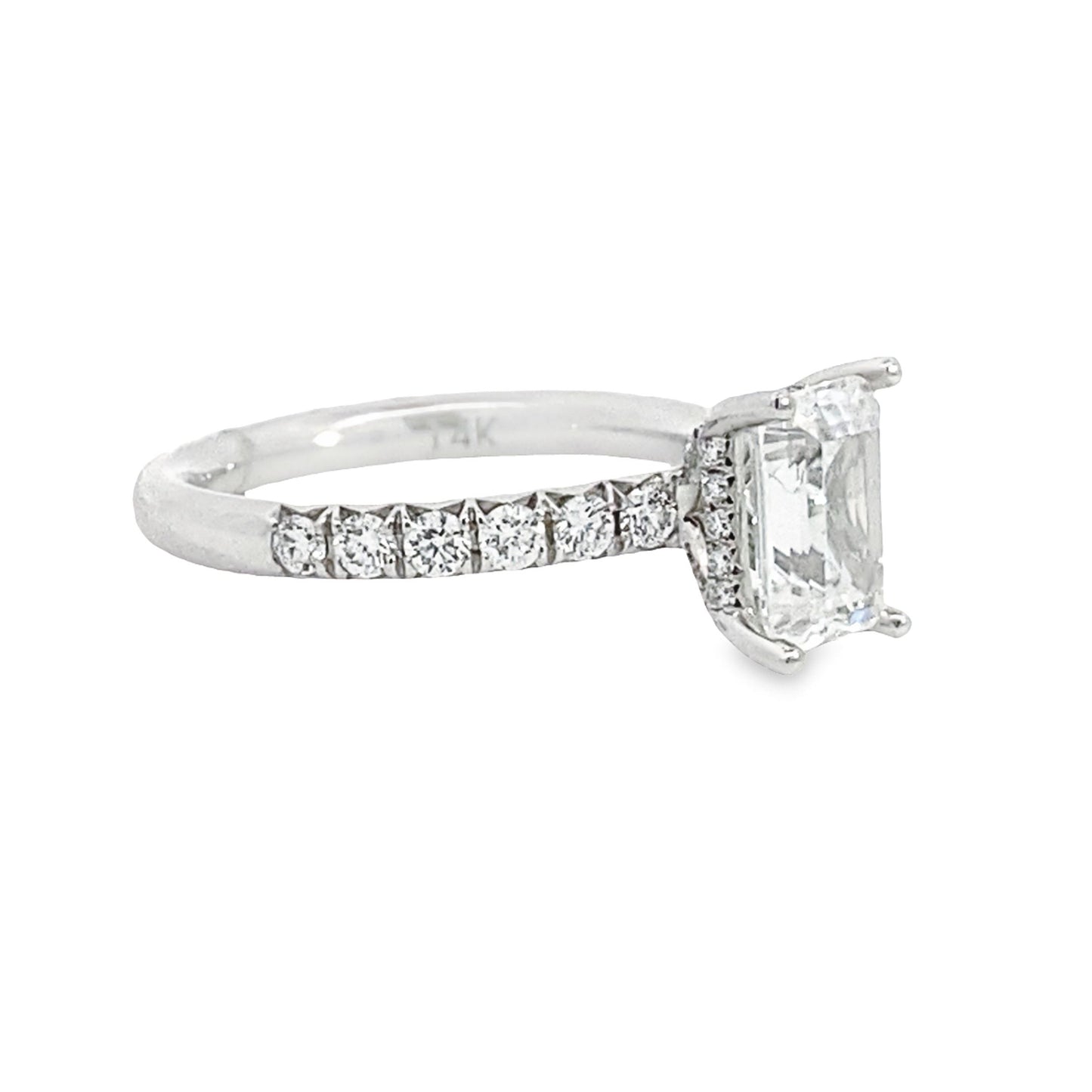 Malencia Emerald Engagement Ring