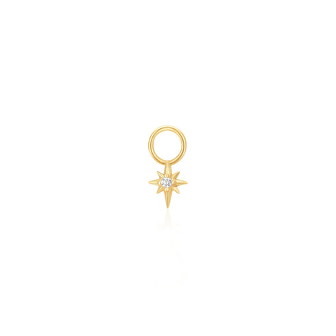 Gold Star Earring Charm