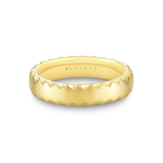 14K Yellow Gold 5mm Men's Band