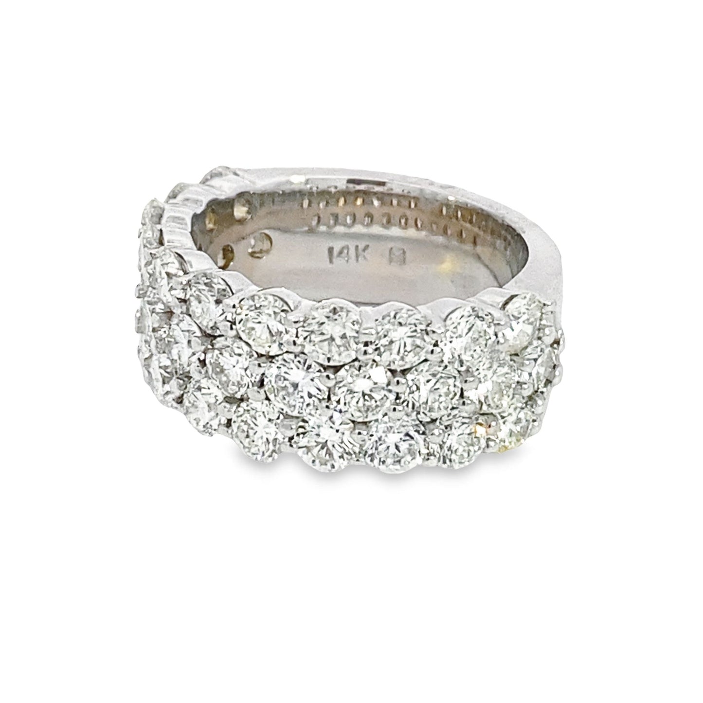 14K White Gold Diamond Ring