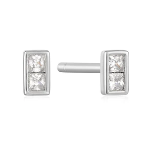 Silver Glam Mini Stud Earrings
