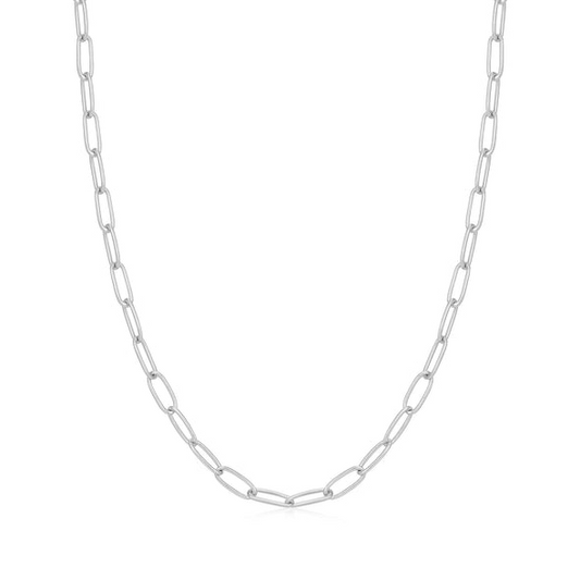 Ania Haie | Silver Link Charm Chain Necklace