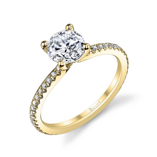 14K Diamond Engagement Ring