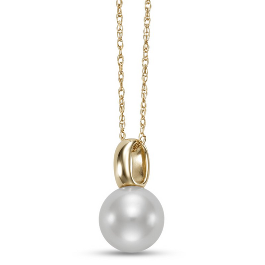 Freshwater Pearl Chunky Pendant Necklace