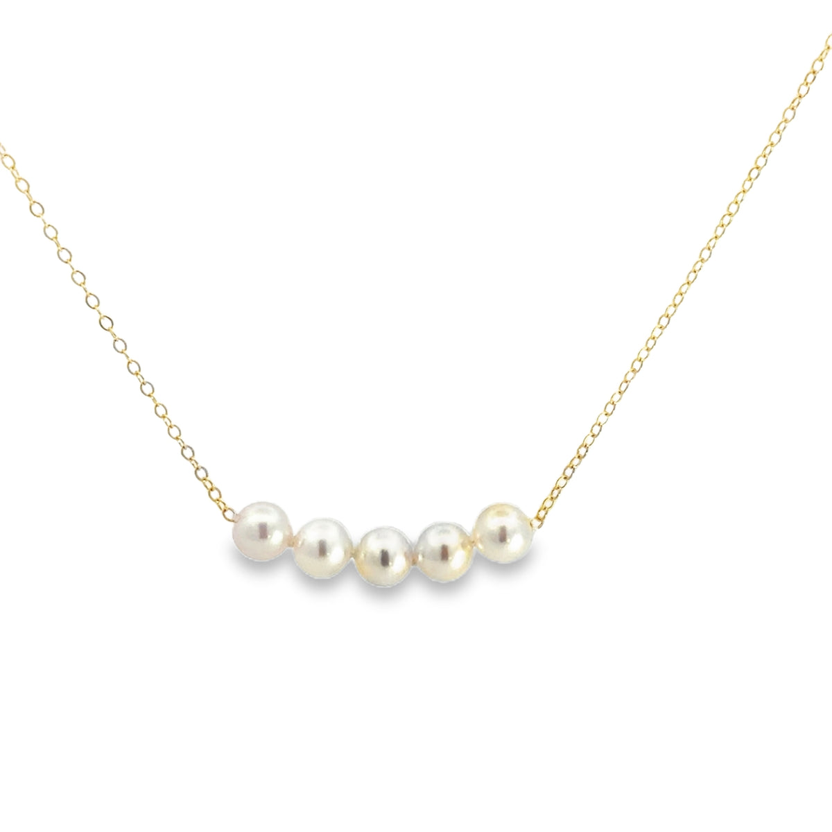 Uniform 14K Yellow Gold Add A Pearl Necklace