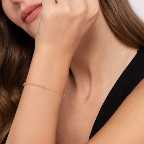 Colored Stone Bracelet