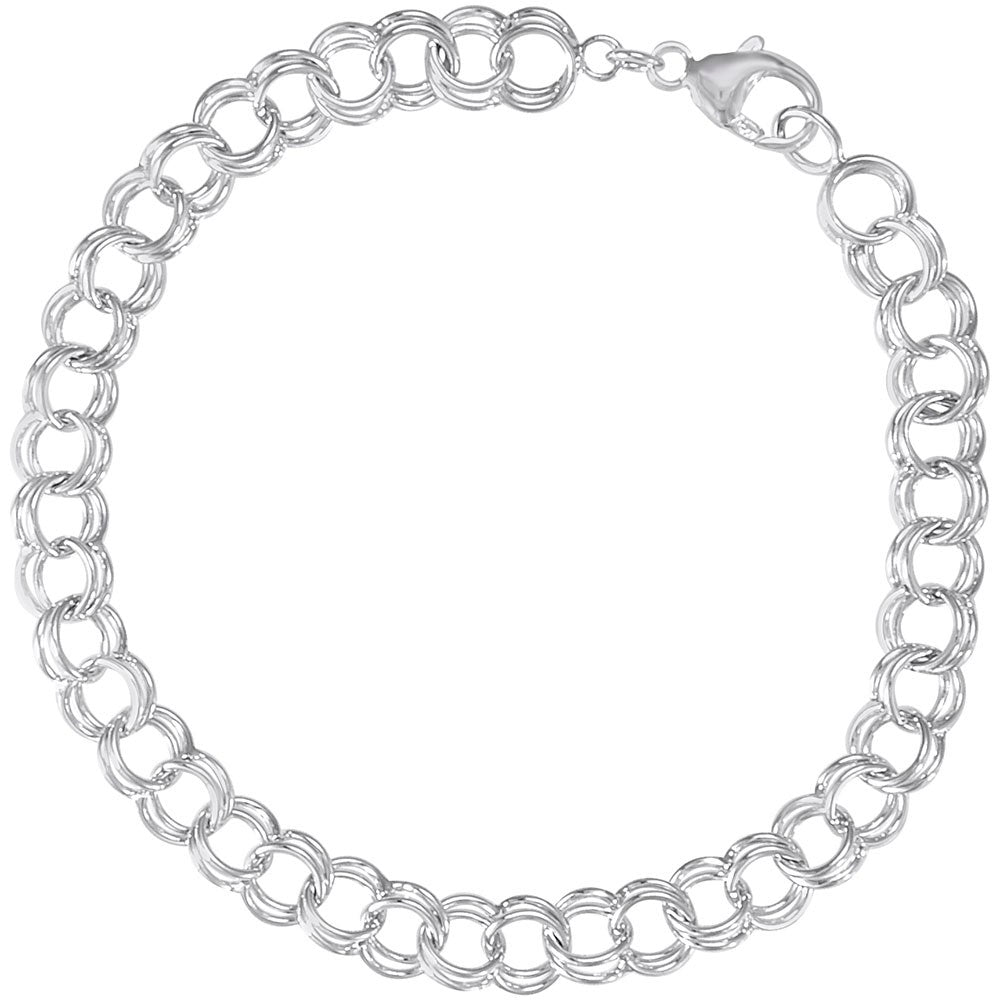 Double Link Classic Bracelet with Lobster Claw