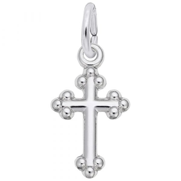 Antique Trefoil Key Accent Charm