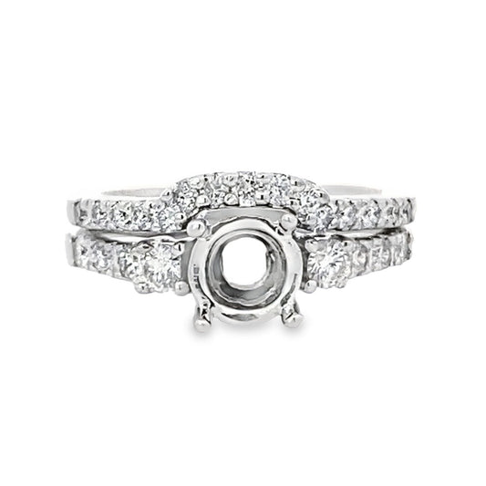 Kirkland Jewelry Estate | 14K White Gold Wedding Set