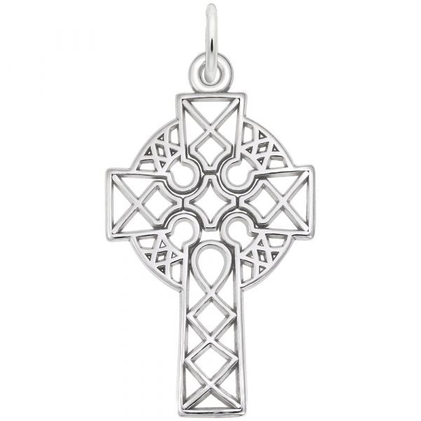 Rembrandt Charms | Ornate Celtic Cross Charm