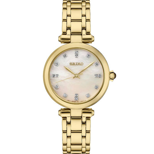 SEIKO | SRZ536 - Women's Mother of Pearl Dial Stainless Steel Watch
