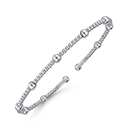 14K White Gold Bujukan Split Bangle