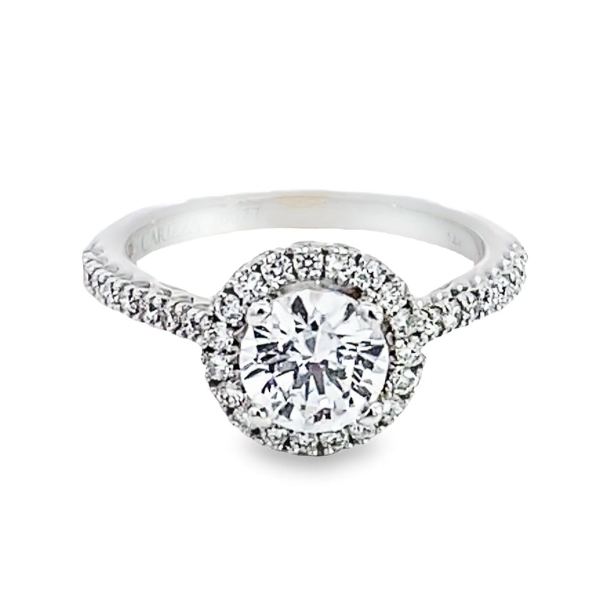 14K Yellow-White Gold DIamond Engagement Ring