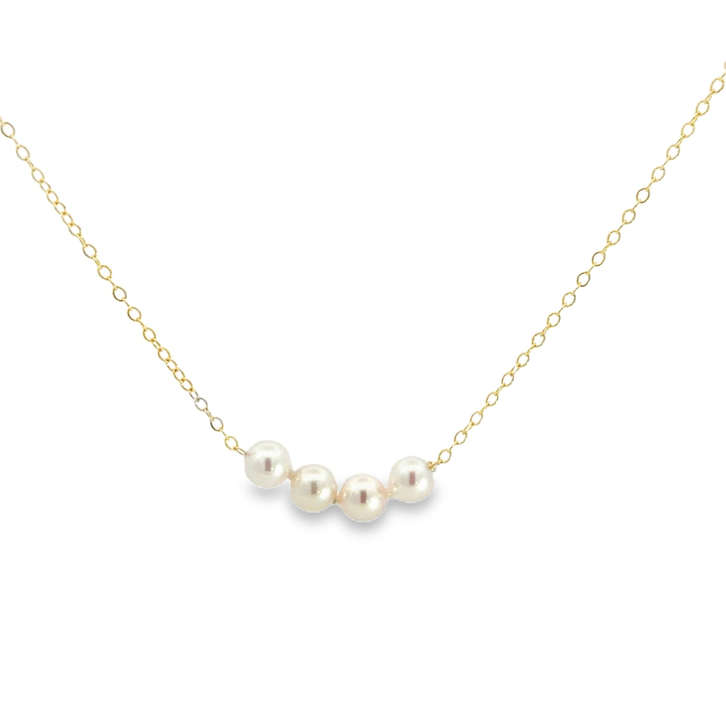 16-inch 14K Yellow Gold Add a Pearl Necklace