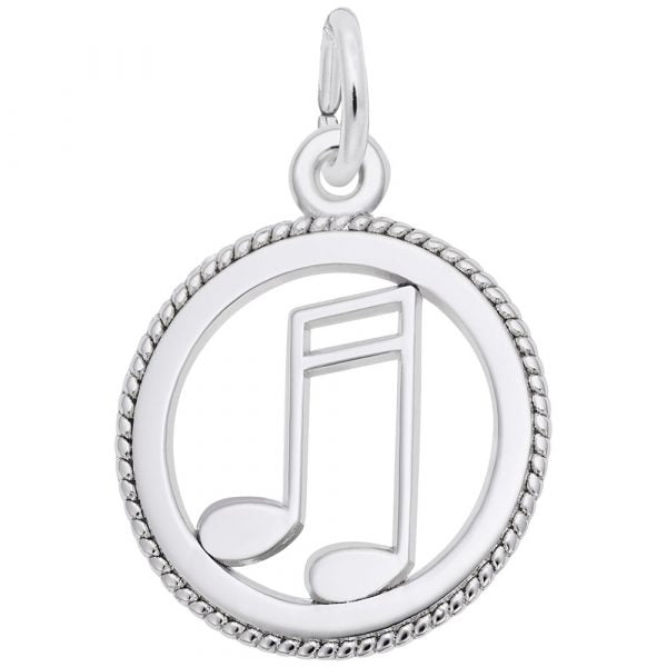 Music Note Disc Charm