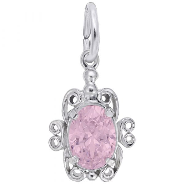 Filigree October Stone Charm