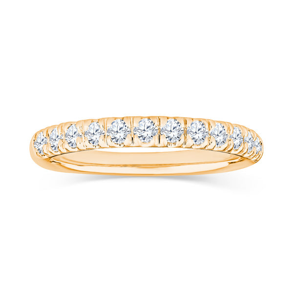 David Connolly | Flat Stackable Diamond Band