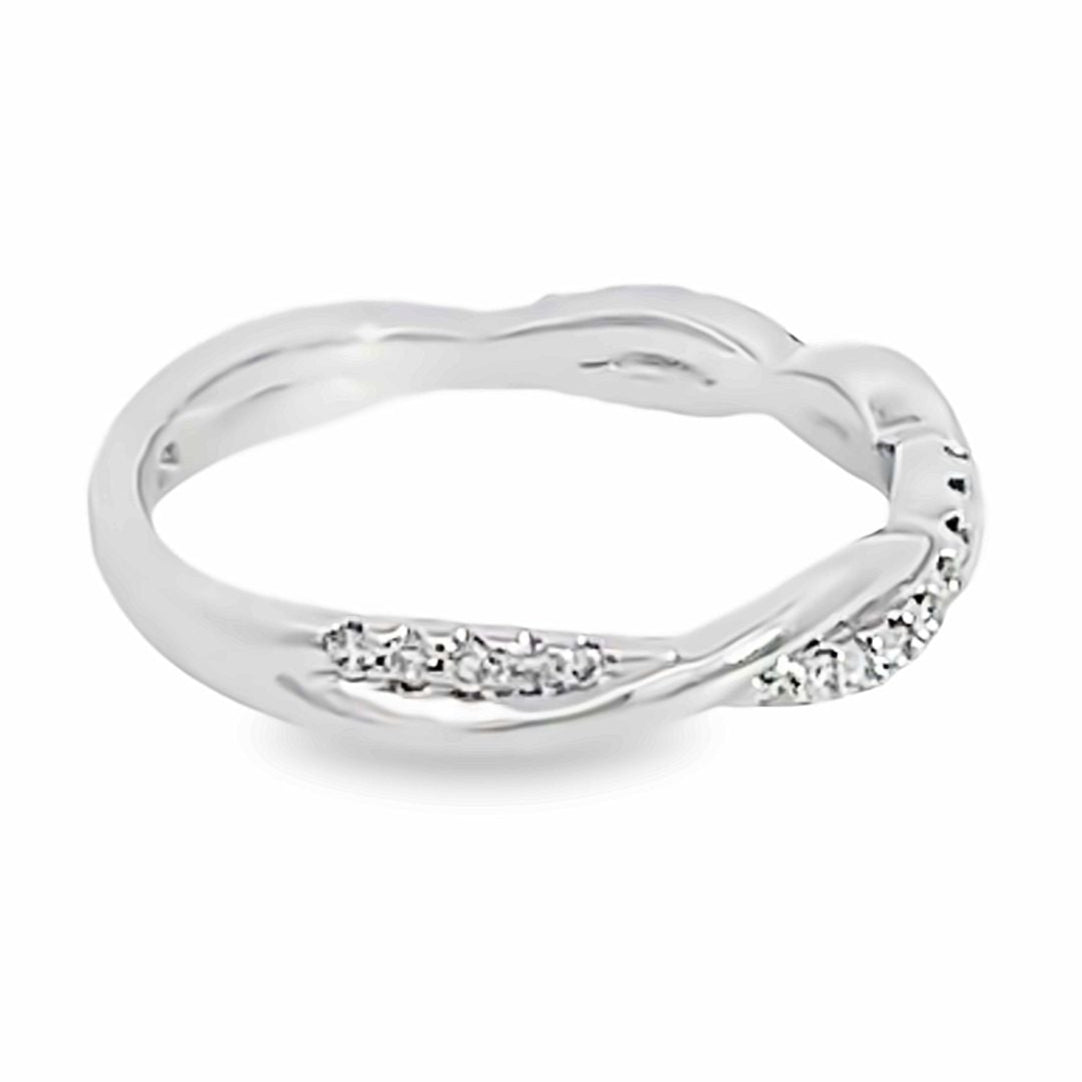 Intertwined Diamond Band