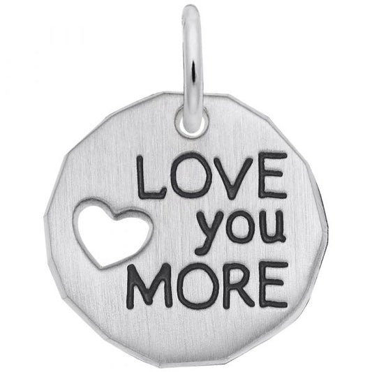 Rembrandt Charms | Love You More Tag Charm