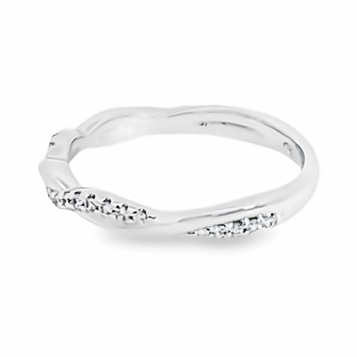 Intertwined Diamond Band