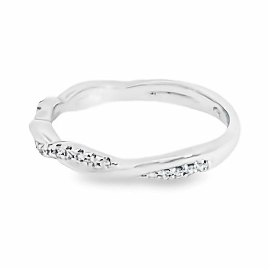 Intertwined Diamond Band