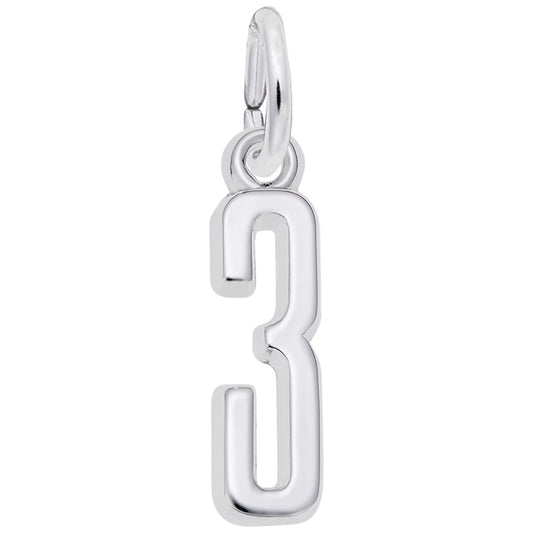 Rembrandt Charms | That’s My Number 3 Charm