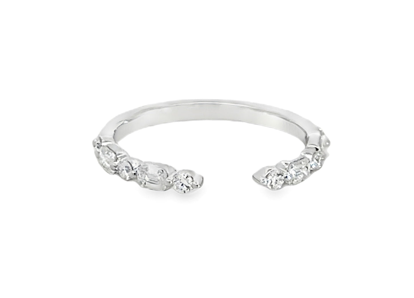 14K White Gold Ring - 0.47 Carats
