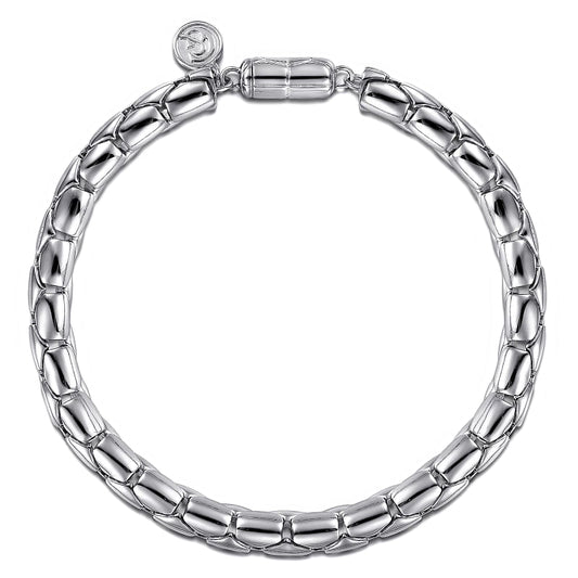 Gabriel & Co | 925 Sterling Silver Tubular Chain Bracelet
