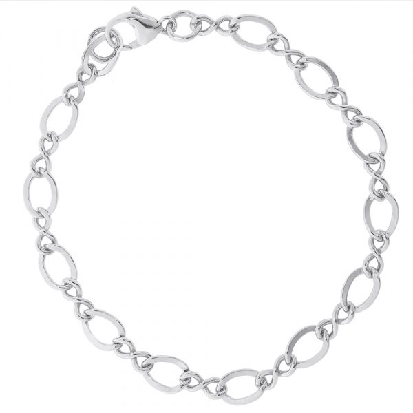 LARGE FIGURE EIGHT LINK BRACELET