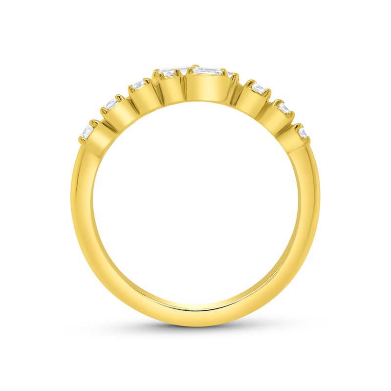 Uneek | 14K Yellow Gold Bypass Ring