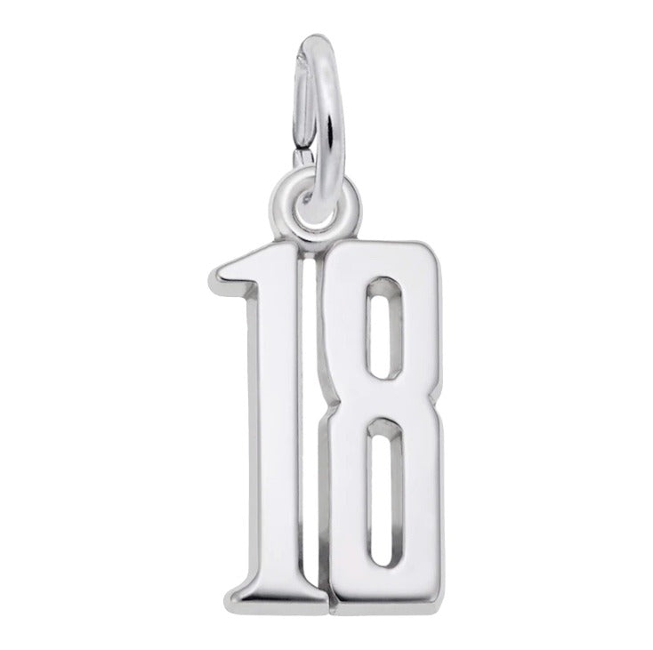 That's My Number 18 Charm