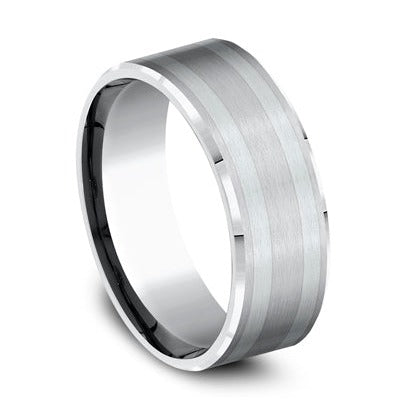 Cobalt Chrome Satin Finish Wedding Band