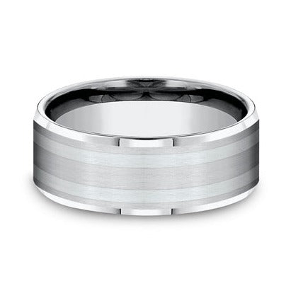 Cobalt Chrome Satin Finish Wedding Band