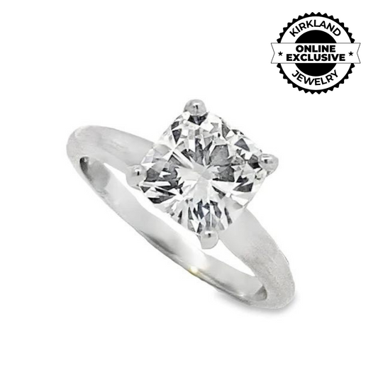 David Connolly | Die Struck Classic Cushion Cut Solitaire Engagement Ring