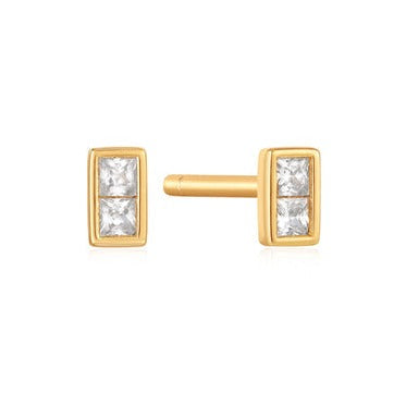 Ania Haie | Gold Glam Mini Stud Earrings