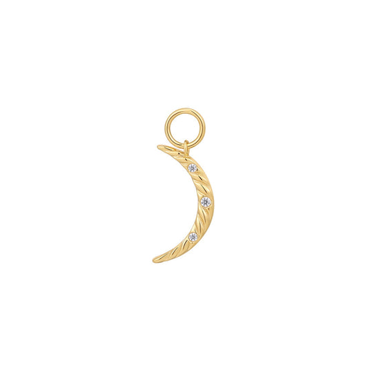 Ania Haie | Gold Moon Earring Charm