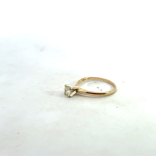 Kirkland Jewelry Estate - 14K Yellow Gold Engagement Ring - 0.40 Carats