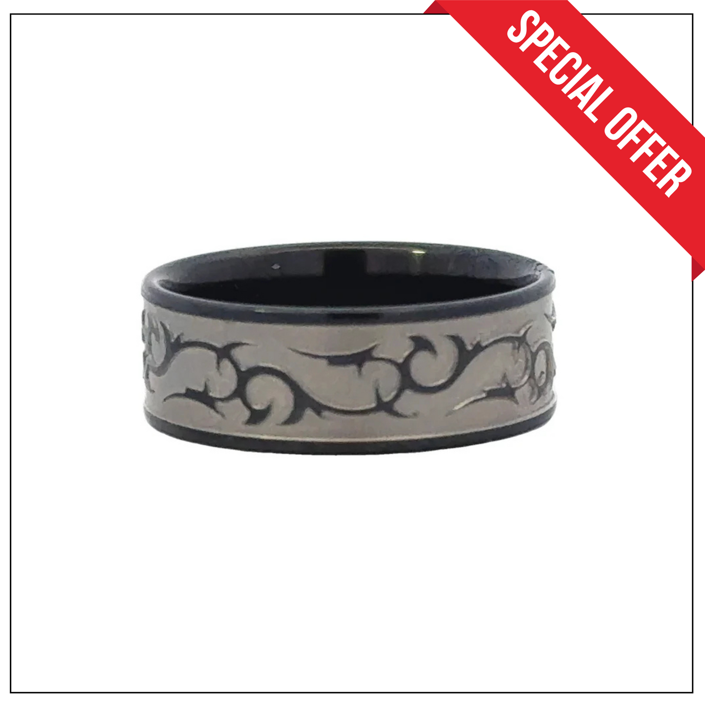 Flat Milled KBA Wedding Band