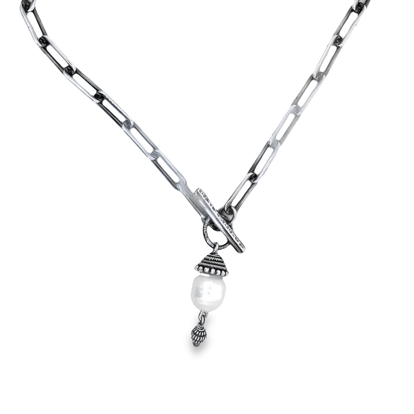 Sterling Silver and Freshwater Pearl Necklace