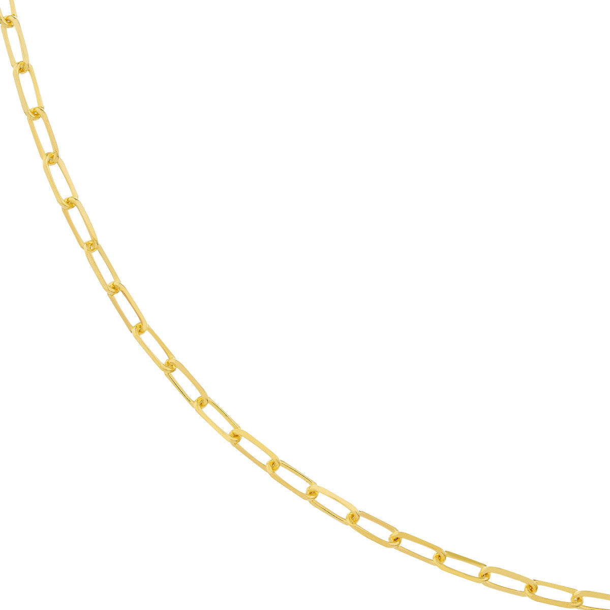 Midas | 14K Yellow 2.2mm Paper Clip Chain