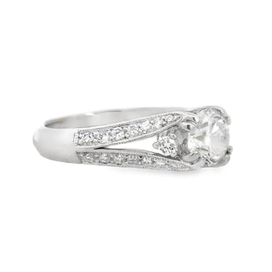 Kirkland Jewelry Estate | 18K White Gold Engagement Ring