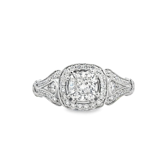 Kirkland Jewelry Estate | 14K White Gold Diamond Engagement Ring