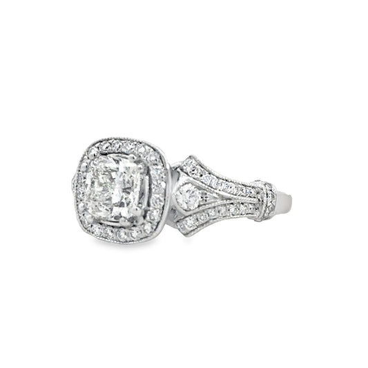 Kirkland Jewelry Estate | 14K White Gold Diamond Engagement Ring