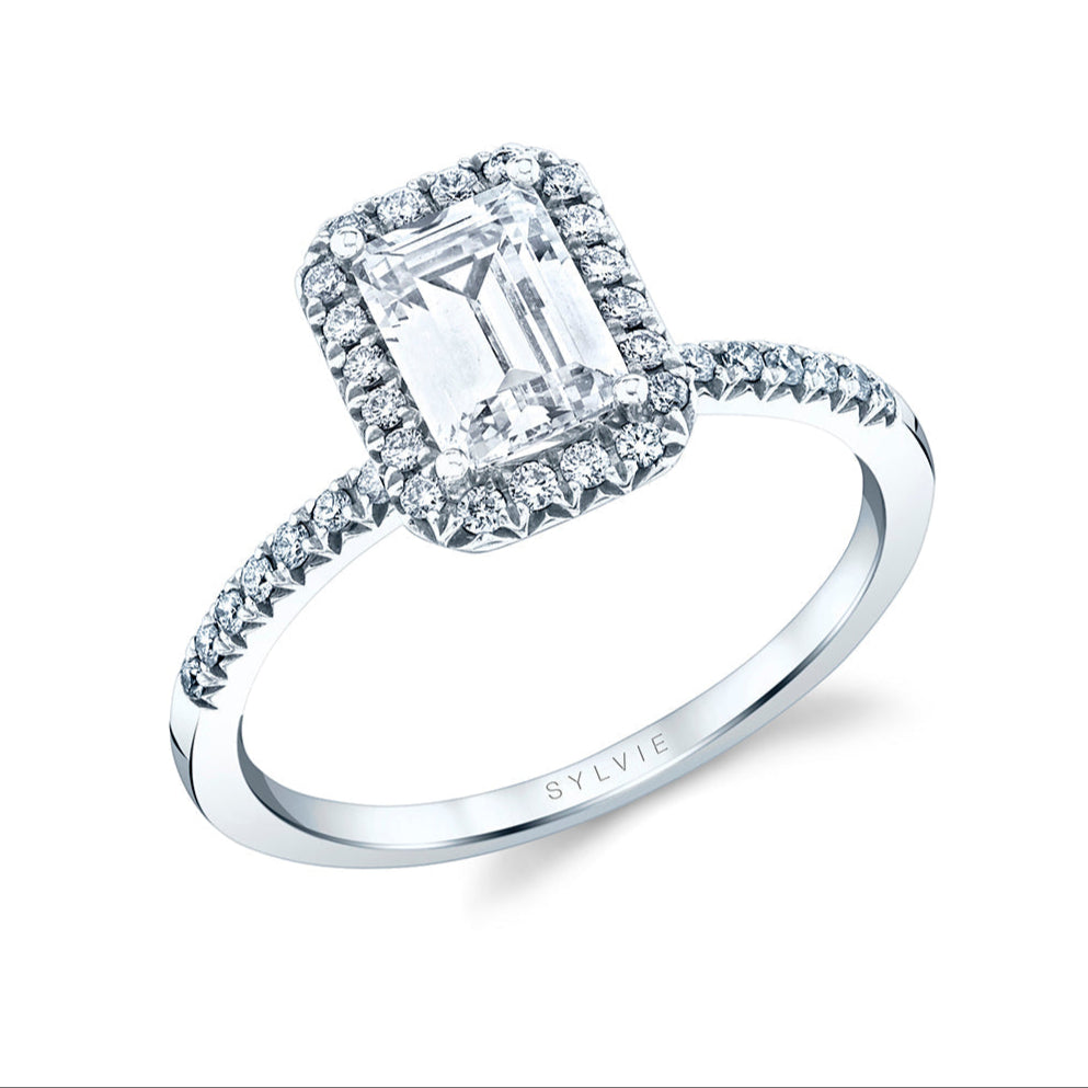 Jenny - 14K White Gold Engagement Ring