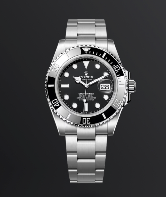 Rolex 40mm Submariner Black Dial & Bezel